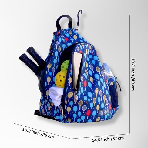 Pickleball Bag for Men & Women Pickleball Backpack - Adjustable Sling Bag/Crossbody with Fence Hook in Saudi Arabia