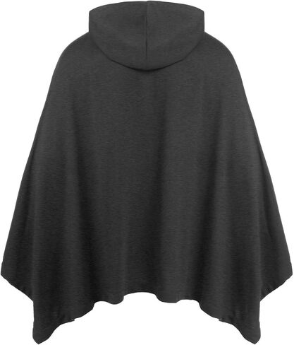 COOFANDY Unisex Casual Hooded Poncho Cape Cloak Fashion Coat Hoodie Pullover with Pocket in Saudi Arabia
