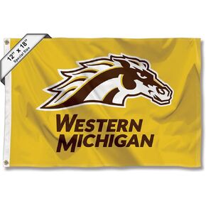 Western Michigan Broncos Boat and Nautical Flag