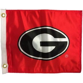 Flagpole To Go NCAA Georgia Bulldogs Boat/Golf Cart Flag , 12" x 15"