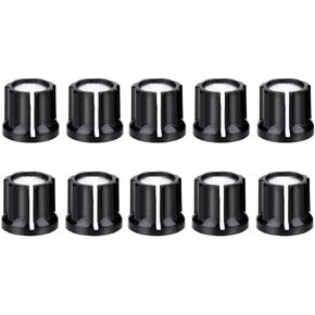 10Pcs Volume Tone Knob Caps, Dome Knob Volume Tone Libs for Electric Guitar Bass