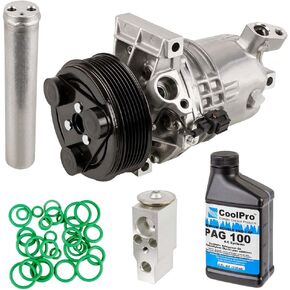 For Nissan Versa 2009 2010 2011 AC Compressor w/A/C Repair Kit - BuyAutoParts 60-82913RK New