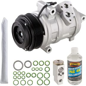 AC Compressor & A/C Kit For Ford Edge Lincoln MKX 2007-2010 - Includes Drier Filter, Expansion Valve, PAG Oil & O-Rings - BuyAutoParts 60-81411RK NEW