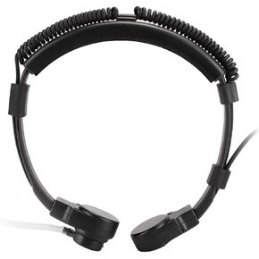 Throat Mic Earphone,3.5mm PTT Air Tube Headset with extendable neckband,security Concealed Air Conduit Smartphone Headphone for concerts
