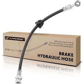 A-Premium Front Brake Hydraulic Hose Compatible with Select Chevy and Pontiac Models - Aveo 2004-2011, Aveo5 2006-2011, G3 2009-2010, G3 Wave 2009-2009, Wave 2005-2008 - Replace# 96534545