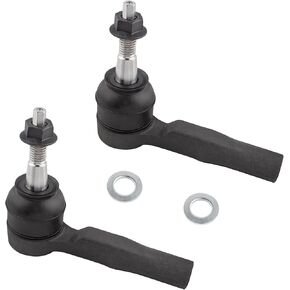 BOXI (Set of 2) Front Outer Tie Rod Ends Fit for Cadillac SRX 2010 2011 2012 2013 2014 2015 2016 | for Chevrolet Equinox 2010 2011 2012 2013 2014 2015 2016 2017 | for GMC Terrain 2010-2017 | ES800640