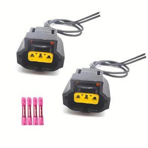 Alternator Repair Harness Ignition Coil Connector Pigtail Fits 2001-2019 Jeep Dodge 3.7L 4.7L 5.7L 6.4L SRT8 2PCS