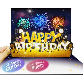 بطاقة عيد ميلاد منبثقة ثلاثية الأبعاد، بطاقات عيد ميلاد سعيد موسيقية، بطاقات تهنئة بعيد ميلاد سعيد، بطاقات تهنئة بعيد ميلاد للرجال والنساء والفتيات والأولاد، بطاقة هدايا عيد ميلادها in Kuwait