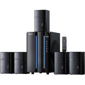 Bobtot Surround Sound Systems Home Theater System - 800 Watts Peak Power 6.5" Subwoofer 5.1/2.1 Wired Stereo Speakers Strong Bass with HDMI ARC Optical AUX Bluetooth Input
