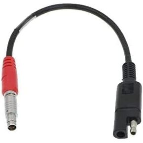 for TOPCON Hiper GPS Charger Power Cable End LITE PRO GA GB Plus GR-3 GR-5 SAE2 12''