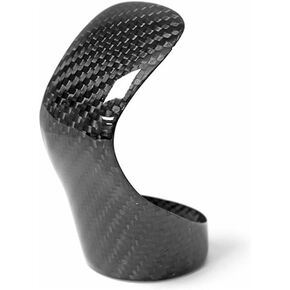 Real Carbon Fiber Gear Shift Knob Shifter Head Cover Trim Fit for Lexus is ES NX GS (Carbon Fiber Black)