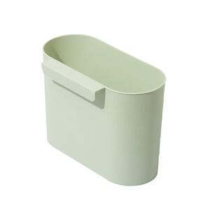 Angoily Kitchen Cabinet Trash Bin, Green, Plastic, Open-Top, Hanging Design, 10-Inch
