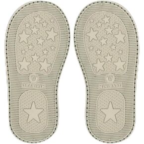 Ann G Baby Shoe Soles with holes for crocheting, Soft, flexible, nonslip, comfortable (White, 0)