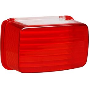 NTHREEAUTO Rear Tail Light Lens Cover Red Motorcycle Taillight Lenses Compatible with Yamaha Grizzly Kodiak Bigbear Bruin Rhino 450 660