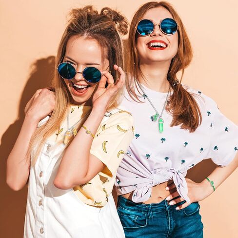 قلادة وأساور من MJartoria BFF لمجموعة مطابقة من 2 فراشة أفضل أساور وقلادة للأصدقاء لهدايا قلادة الفراشة المنفصلة للفتيات in Saudi Arabia