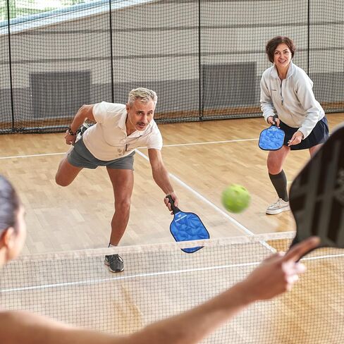 Pickleball Paddles Set of 2- Fiberglass USAPA Approved Pickleball Paddles - Pickleball Rackets with Backpack & 2 Cooling Towel & 4 Balls (2 Outdoor & 2 Indoor) in Saudi Arabia