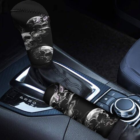 Buybai Womens Car Gear Shift Knob Cover+ Hand Brake Cover Dreamcatcher Car Decor Accessories 2 Pcs Set Fit Most Vehicles Soft & Comfort in Saudi Arabia