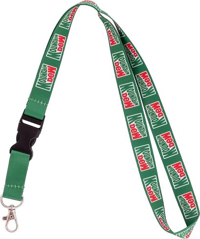 Mountain Dew Lanyard Car Keys ID Badge Holder Keychain Detachable Breakaway Snap Buckle (Lanyard A) in Saudi Arabia