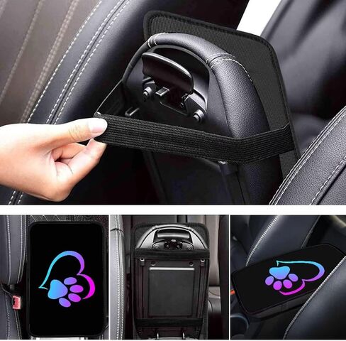 Breathable Car Center Console Cover American Flag Armrest Cushion Car Interior Accessories Car Armrest Seat Box Cover Easy to Install and Clean in Saudi Arabia