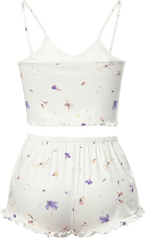 طقم بيجامة حريمي من KIDDAD طقم قمصان نوم قصيرة وملابس نوم مقاس S-XL in Kuwait