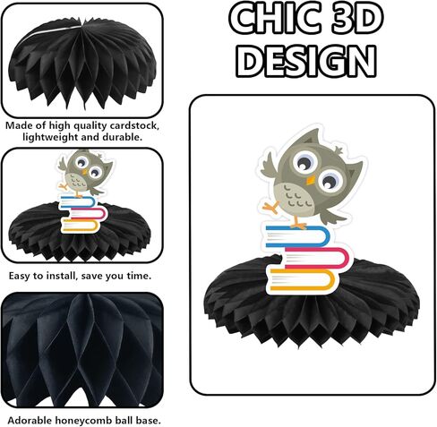 رياض الأطفال غراد 2023 قطع مركزية على شكل قرص العسل، التخرج السعيد، رياض الأطفال، موضوع التخرج لمرحلة ما قبل المدرسة للأطفال، تهاني المدرسة، غراد 2023، ديكورات الحفلات 2023، لوازم حفلات التخرج 2023 in Kuwait