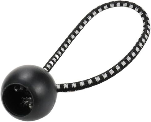 20 Pcs 3 Inch Tarp Bungee Balls,Ball Bungee Canopy Tarp Tie Down Cord,Storage Ropes for Indoor and Outdoor,8cm (Black and White) in Saudi Arabia