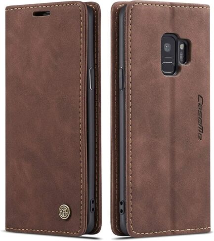 Samsung Galaxy S8 Wallet Case,Magnetic Stand Flip Protective Leather Case with ID & Credit Card Holder Case Wallet for Samsung Galaxy S8 (Black) in Saudi Arabia
