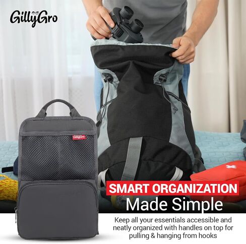 Large Backpack Organizer Insert | Large Bag Organizer Insert for Laptop Bag or Computer Bag, Travel Accessories | Backpack Divider Tech Gifts for Men & Women Tech Bag, Work Bag, Briefcase in Saudi Arabia