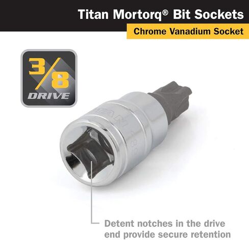 Titan 68964 3/8-Inch Drive x MTS-4 Mortorq Bit Socket in Kuwait