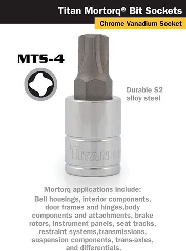 Titan 68964 3/8-Inch Drive x MTS-4 Mortorq Bit Socket in Kuwait