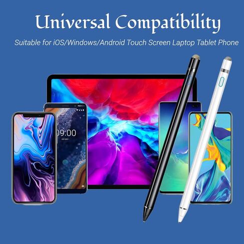 قلم ستايلس، قلم رقمي نشط، مع طرف قلم نحاسي نقي، متوافق مع أنظمة iOS/Android/Microsoft in Saudi Arabia