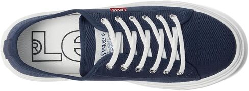 Levi's® Women's Dakota CVS Sneaker, Navy, 10 in Saudi Arabia
