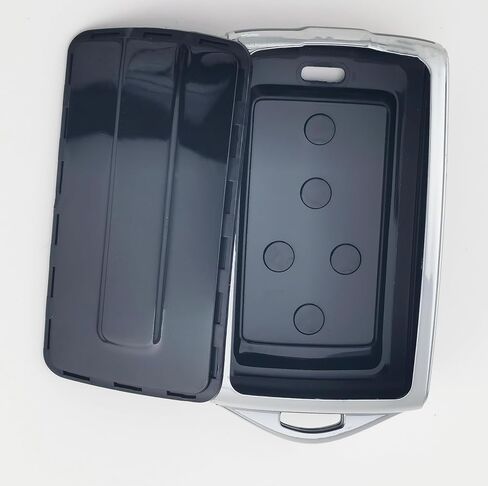 2Pcs 5 Buttons TPU Smart Key Fob for 2023 2022 2021 Jeep Grand Cherokee L Grand Wagoneer Key Fob Cover M3NWXFOB1 (Black) in Saudi Arabia