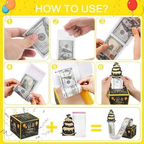 صندوق المال يسحب هدية نقدية لعيد الميلاد، صندوق حامل أموال الملياردير المفاجئ للفتيات والأولاد والرجال والنساء مع سحب لبطاقة عيد ميلاد سعيد وحفلة مضحكة in Kuwait