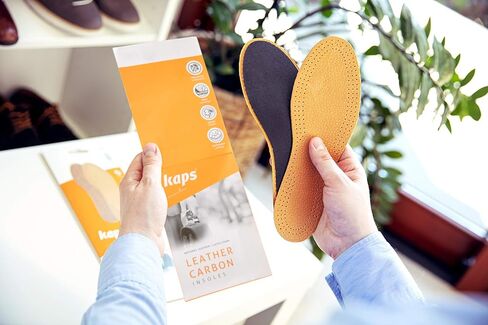 مجموعة من 6 أزواج من نعال الأحذية الجلدية المصنوعة من الكربون للرجال والنساء مع طبقة سفلية من الكربون المنشط، وحشوات بديلة، وقبعات (رجال / 8 أمريكي / 41 يورو) in Kuwait