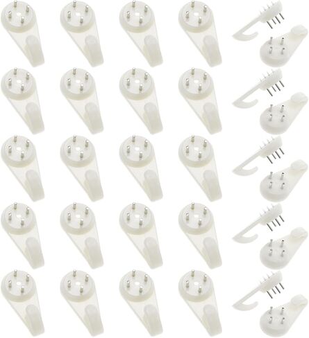 دريوال خطاطيف تعليق الجص السنانير هرقل السنانير إطار غير محدد صور هوك السحابة Traceless شماعات جدران صلبة 30 قطعة in Kuwait