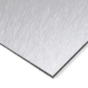 Falken Design Aluminium Composite Panel Brushed Silver 12 in. x 72 in. x 1/4 in.