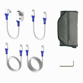 PHOTOOLEX 3PACK USB C Charger Cable[0.82/3.3/10FT]+1PACK USB C Male to Female Extension Cable,100W PD Fast Charging, 20Gbps Data Transfer,USB C Cable Compatible with Steam Deck/USB C Hub/MacBook/iPad