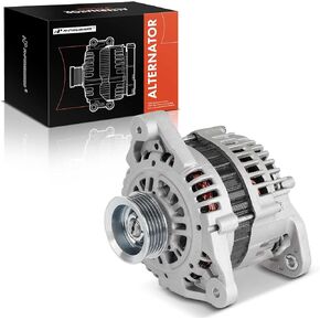 A-Premium Alternator Compatible with Nissan Frontier 1999-2002, Xterra 2000-2002, 3.3L, 12V 80A 5-Groove Pulley Clockwise, Replace# 23100-4S100, 2310M-4S100RW