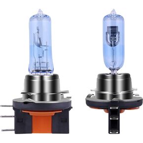 H15 Halogen Headlight Bulb with Super White Light Long Life Replacement PGJ23T1 12V 15/55W (2 Pack)