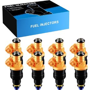 0280150943 for:-Ford Fuel Injectors Fits F150 F250 F350 E150 E250 E350 Econoline for:-Mustang Bronco, for:-Lincoln Navigator Town Car, For:-Mercury Grand Marquis (Set of 8)