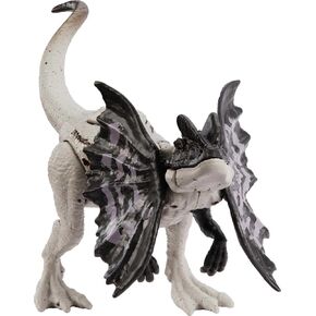 Mattel Jurassic World Strike Attack Dinosaur Toy, Dilophosaurus Action Figure with Movable Joints & Strike Motion