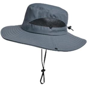 Sun Hat Women Men, Fishing Hat UPF 50+ UV Protection Wide Brim Bucket Hat for Hiking Camping Fishing