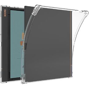 BOZHUORUI Clear Case for 10.3" Onyx Boox Note Air3 C/Boox Note Air3 B/W Tablet - Ultrathin Lightweight Transparent Silicone Flexible Soft Back Cover with Built-in Pen Holder (Clear)
