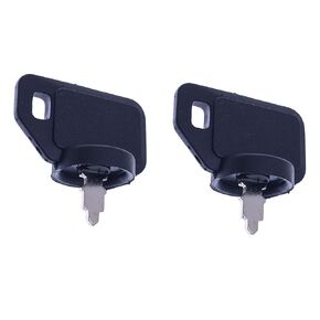 JEENDA 2PCS Ignition Switch Key 045898 Compatible with Hustler Big Dog Super Z Mini Z XOne Z4 XR7 FasTrak Mini FasTrak Sport Raptor ATZ TrimStar Indak Mover Key