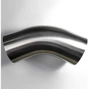1.88" Stainless 45° Mandrel Bend Elbow - 1D Tight Radius - 16GA/.065" Wall - 2" Legs - SS304 - Stainless Bros