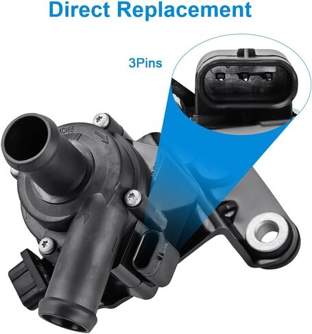 JDMON Engine Auxiliary Electric Water Pump Assembly Replacement for Ford Escape 1.5L 2017-2019, Fusion 1.5L 2014-2019 Replacement for DS7G8C419CB in Saudi Arabia