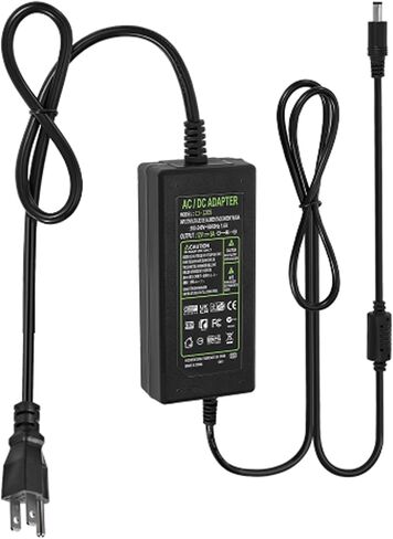Power Supply 12V 5A,AC 100-240V to DC12V 60W Converter Adapter Driver Transformer with 5.5mm x 2.5mm Jack, US Plug for Led Strips,LCD Monitors,CCTV Camera in Saudi Arabia