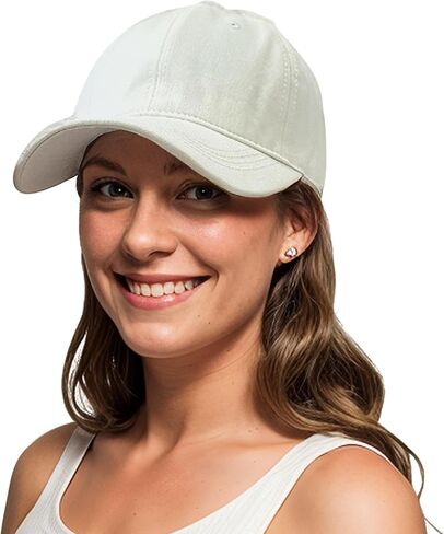 Lanzom Men Women Adjustable Baseball Cap Vintage Cotton Washed Distressed Hats Twill Plain Dad Hat with Ponytail in Saudi Arabia