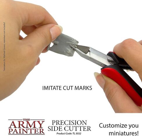 The Army Painter Precision Side Cutter | Side Cutter for Plastic, Resin and Metal Miniatures | Stainless Steel Precision Cutter for Tabletop Wargames Miniature Modelling in Saudi Arabia